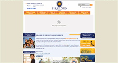 Desktop Screenshot of firstsuneap.com